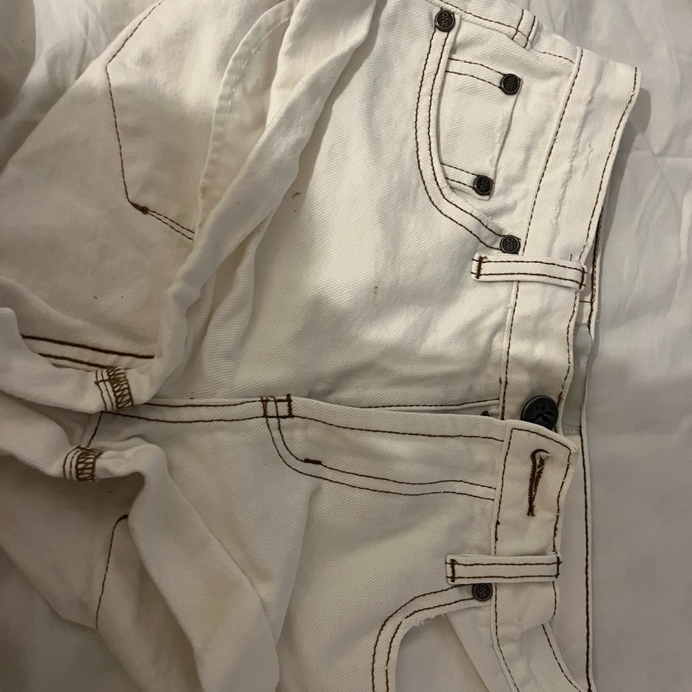 White One Teaspoon Shorts